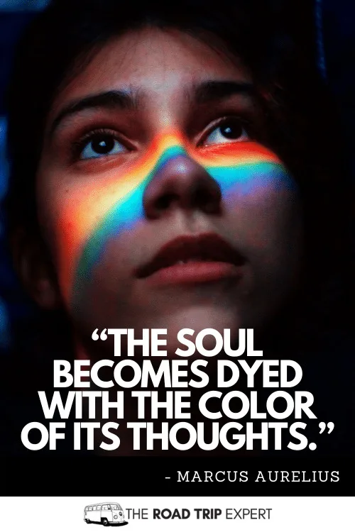 rainbow quote for instagram