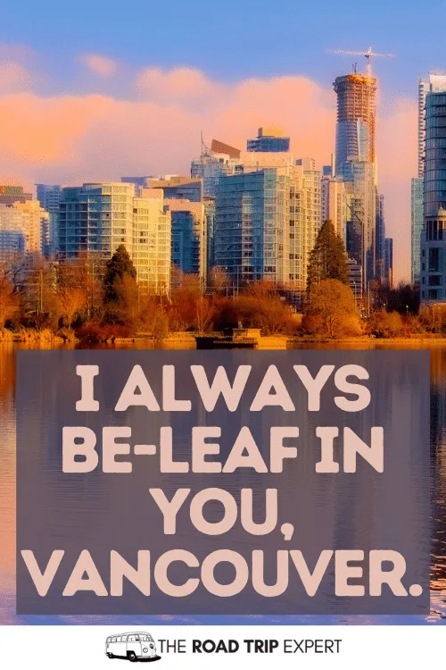 vancouver captions for instagram