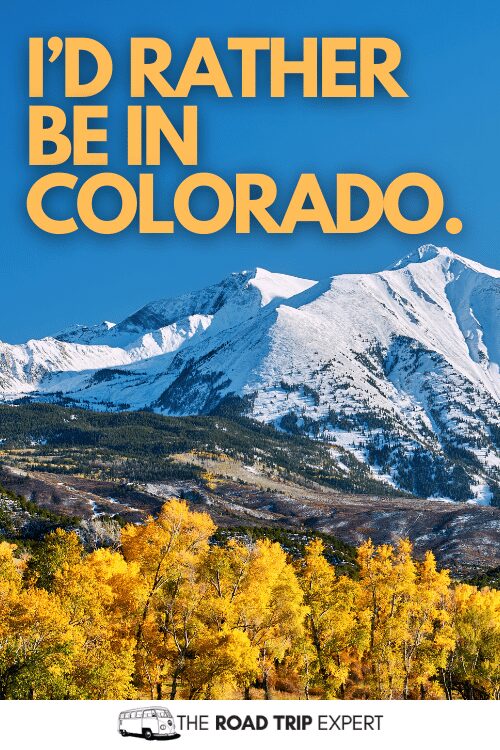 Colorado captions for Instagram