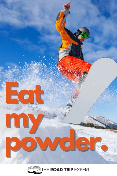 snowboarding captions for instagram