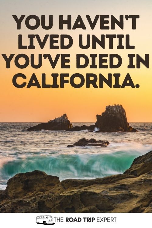 California caption Instagram