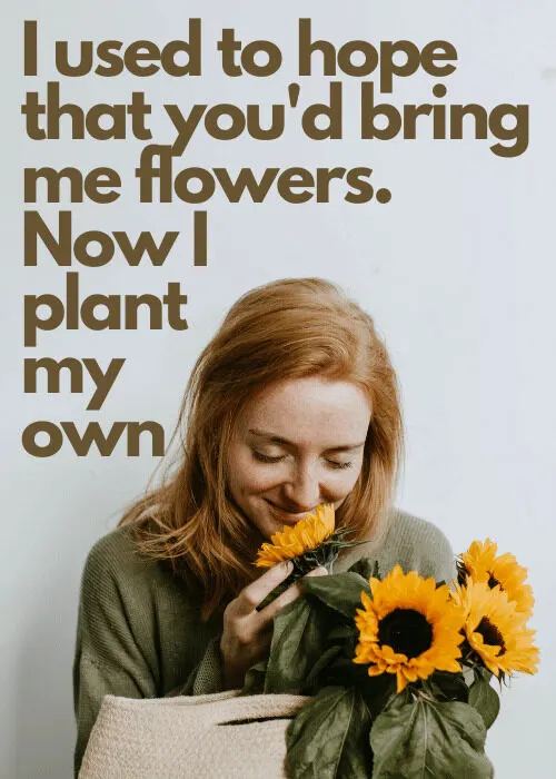 Captions after a breakup