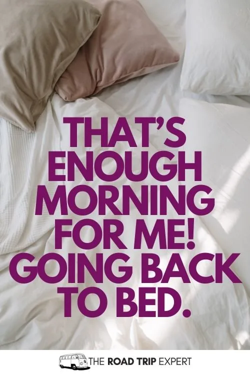 good morning instagram post