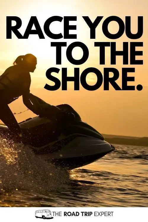 jet ski instagram caption
