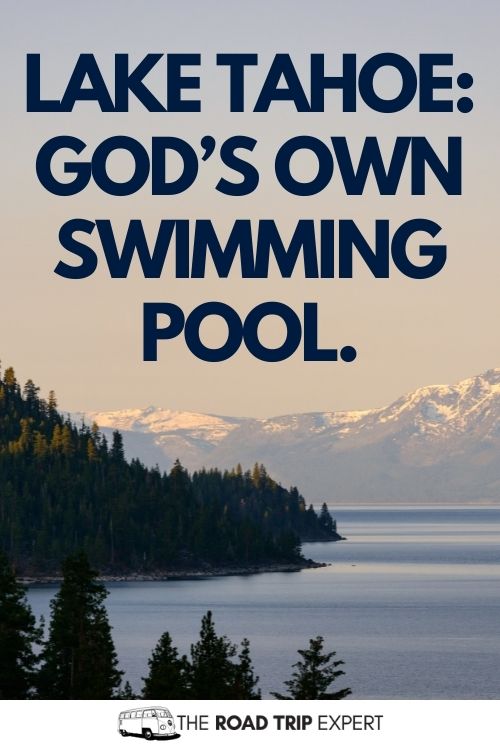 Lake Tahoe Instagram captions