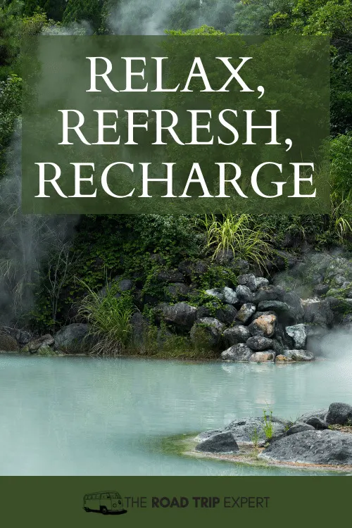 Hot spring Instagram captions