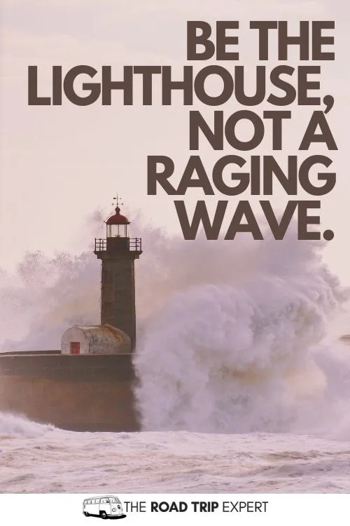 Lighthouse Instagram caption