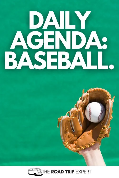 Baseball Game Captions