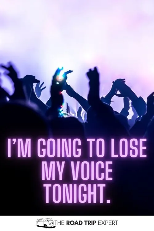 Concert Captions for Instagram