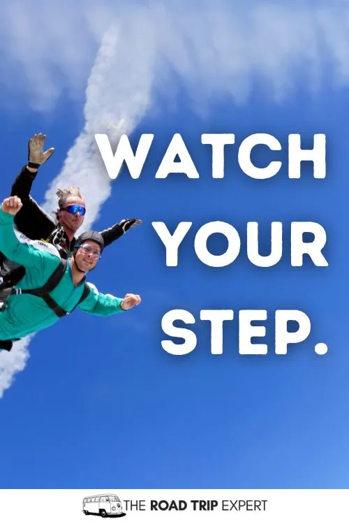 Skydiving Puns for Instagram