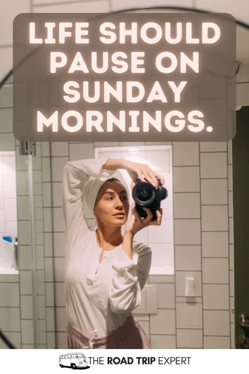 Sunday Captions for Selfies