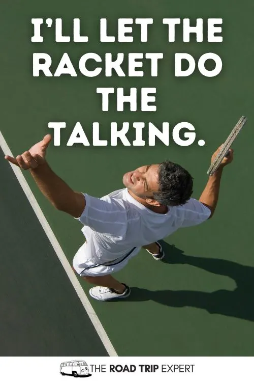 Tennis Picture Captions