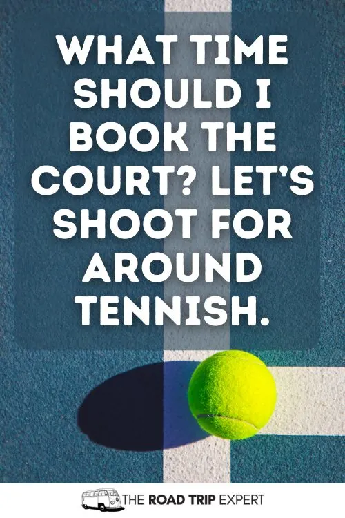 Tennis Puns