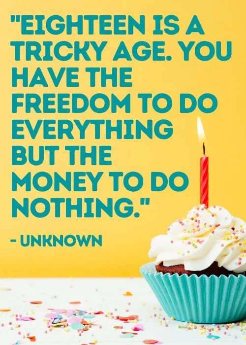 Turning 18 Quotes