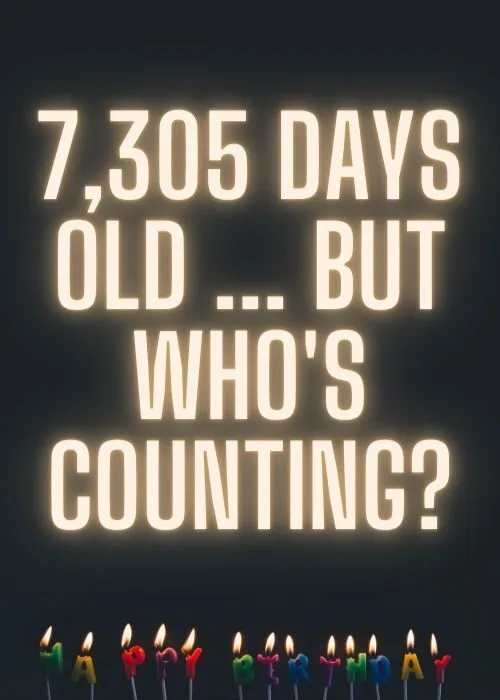 20th Birthday Captions for Instagram