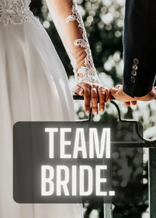 Bridal Shower Caption for Bride