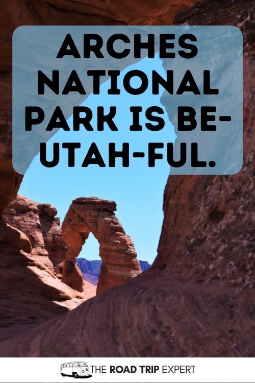 Arches National Park Captions