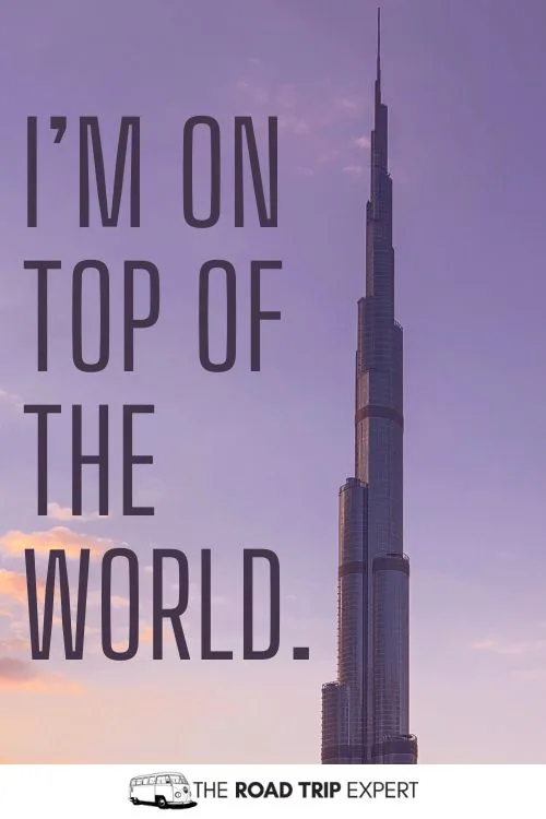 Burj Khalifa Captions