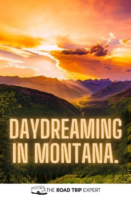 Montana Insta Captions