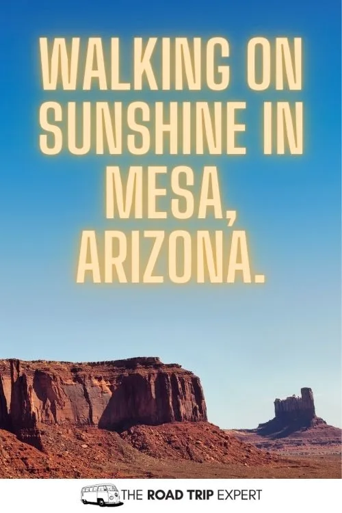 Mesa Captions for Instagram