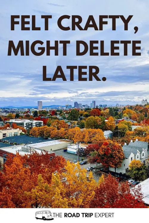 Portland Instagram Captions