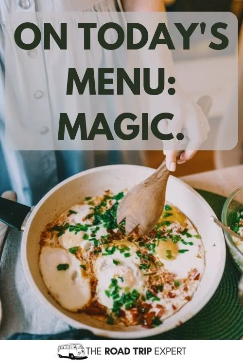 Captions for Cooking