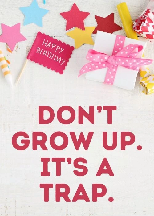 16th Birthday Caption