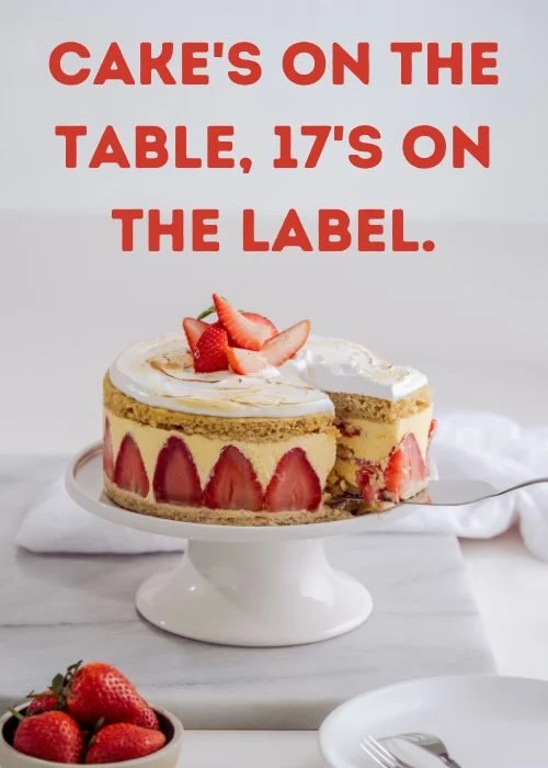 Captions for 17th Birthday