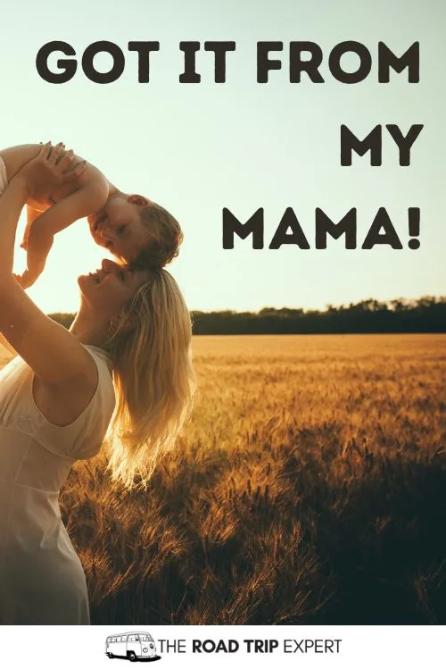 Mom and Son Captions