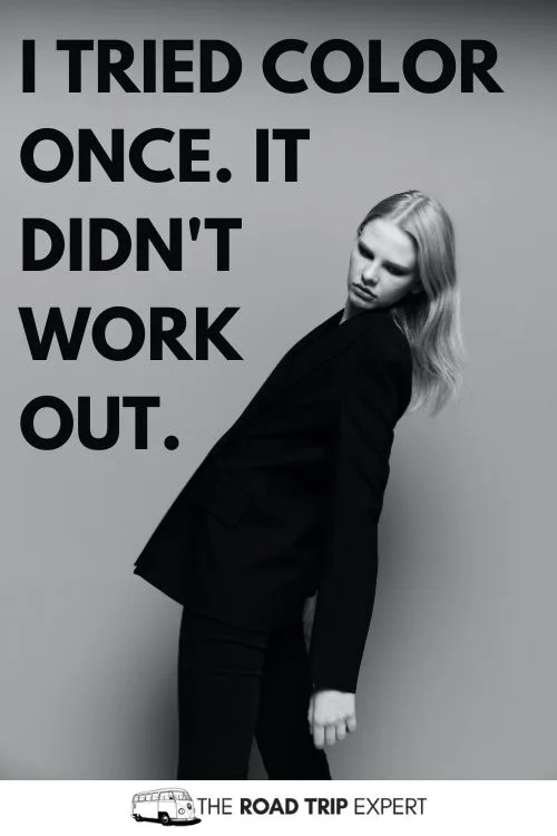 Black Outfit Captions for Instagram