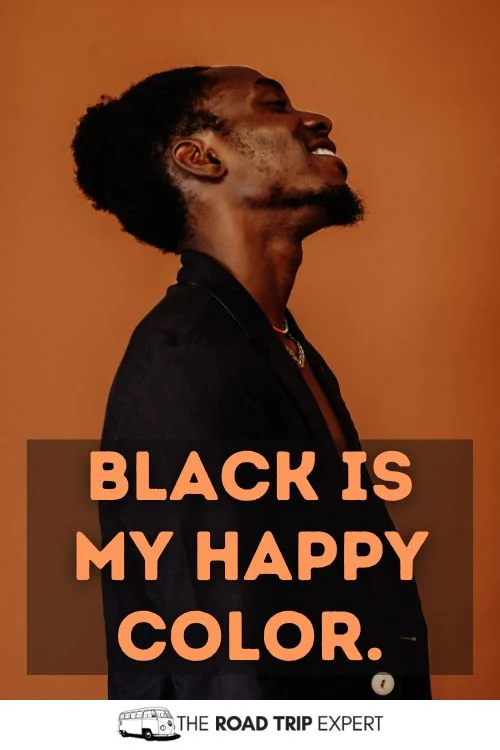 Black Outfit Captions