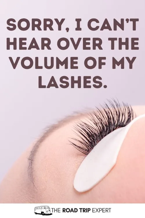 Lashes Instagram Captions