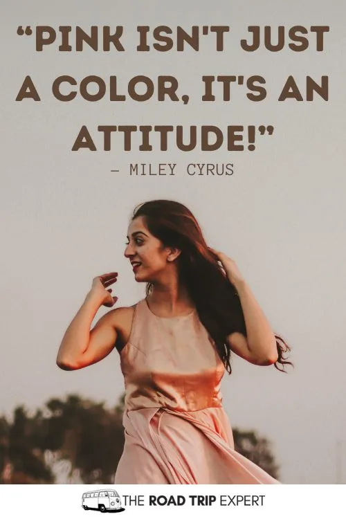 Pink Dress Quotes for Instagram